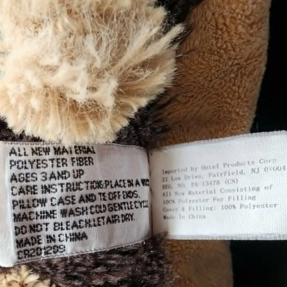 Pillow Pets Tan Brown Puppy Dog Plush Folding Pillow Stuffed Animal Kids Toy 15